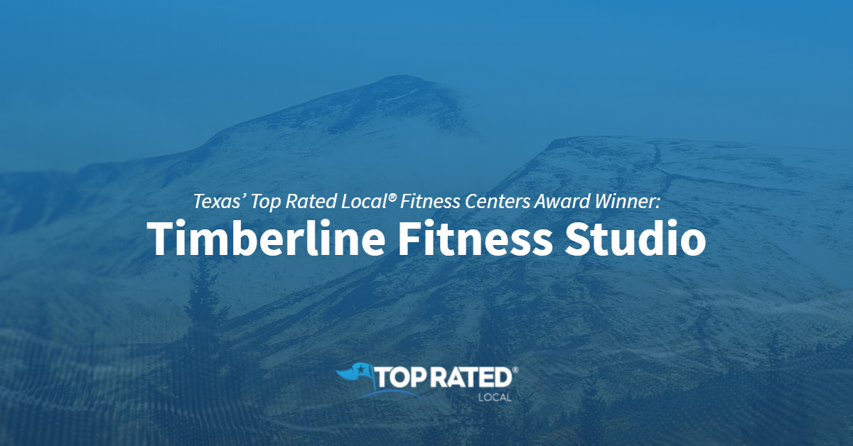 Texas’ Top Rated Local® Fitness Centers Award Winner Timberline Fitness Studio