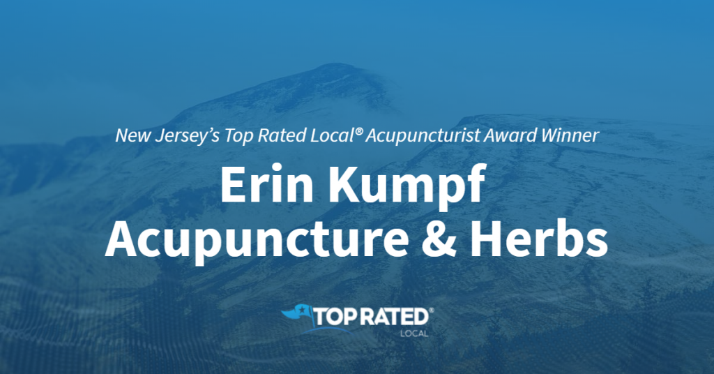 New Jersey’s Top Rated Local® Acupuncturist Award Winner Erin Kumpf