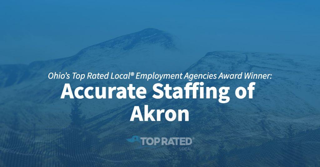 Ohio’s Top Rated Local® Employment Agencies Award Winner Accurate