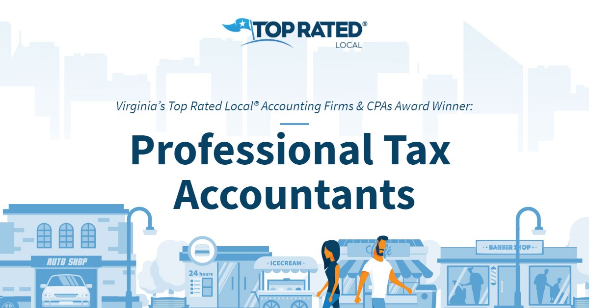 Virginia’s Top Rated Local® Accounting Firms & CPAs Award Winner